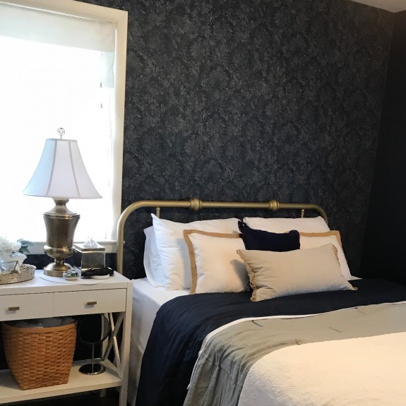 Pineapple Pattern Damask Wallpaper