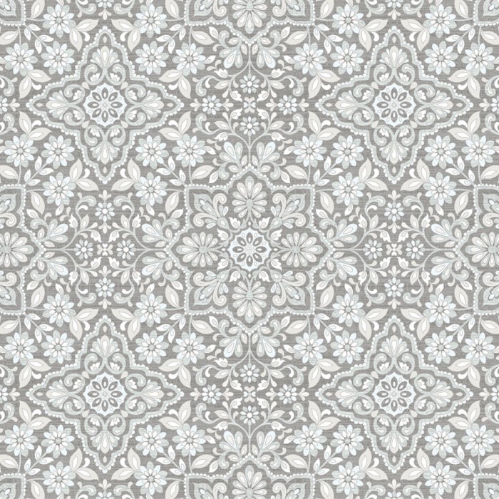 FH37544 Floral Tile Wallpaper Discount Wallcovering