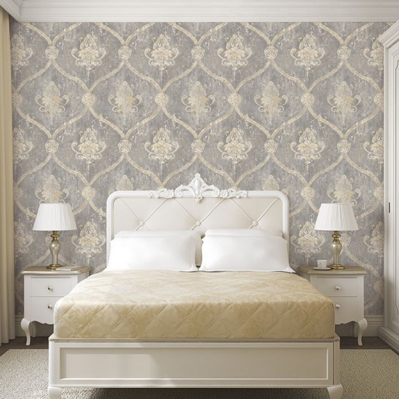 Regal Damask Wallpaper