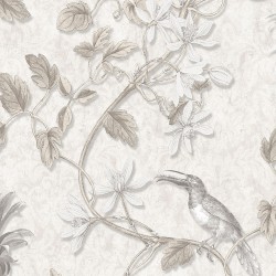 Toucan Toile Wallpaper