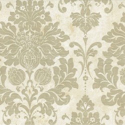 In Register Damask Wallpaper