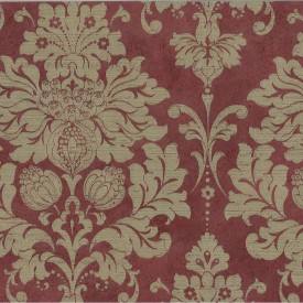 In Register Damask Wallpaper