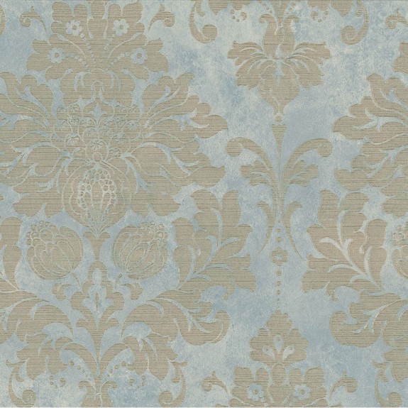 In Register Damask Wallpaper