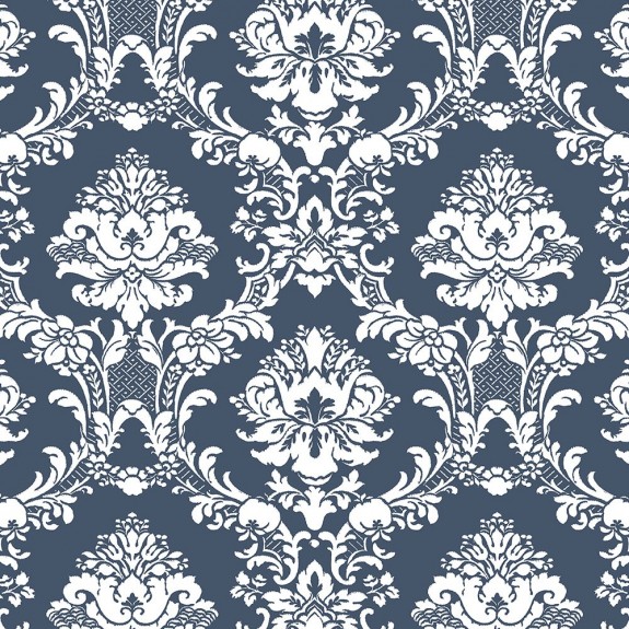 Document Damask Wallpaper