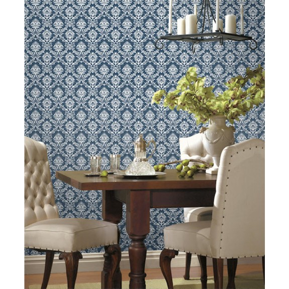 Document Damask Wallpaper