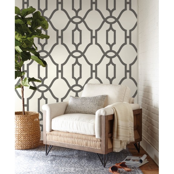 Magnolia Home Woven Trellis Wallpaper